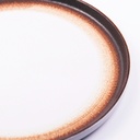 จานวงแหวนสีน้ำตาล 10 นิ้ว