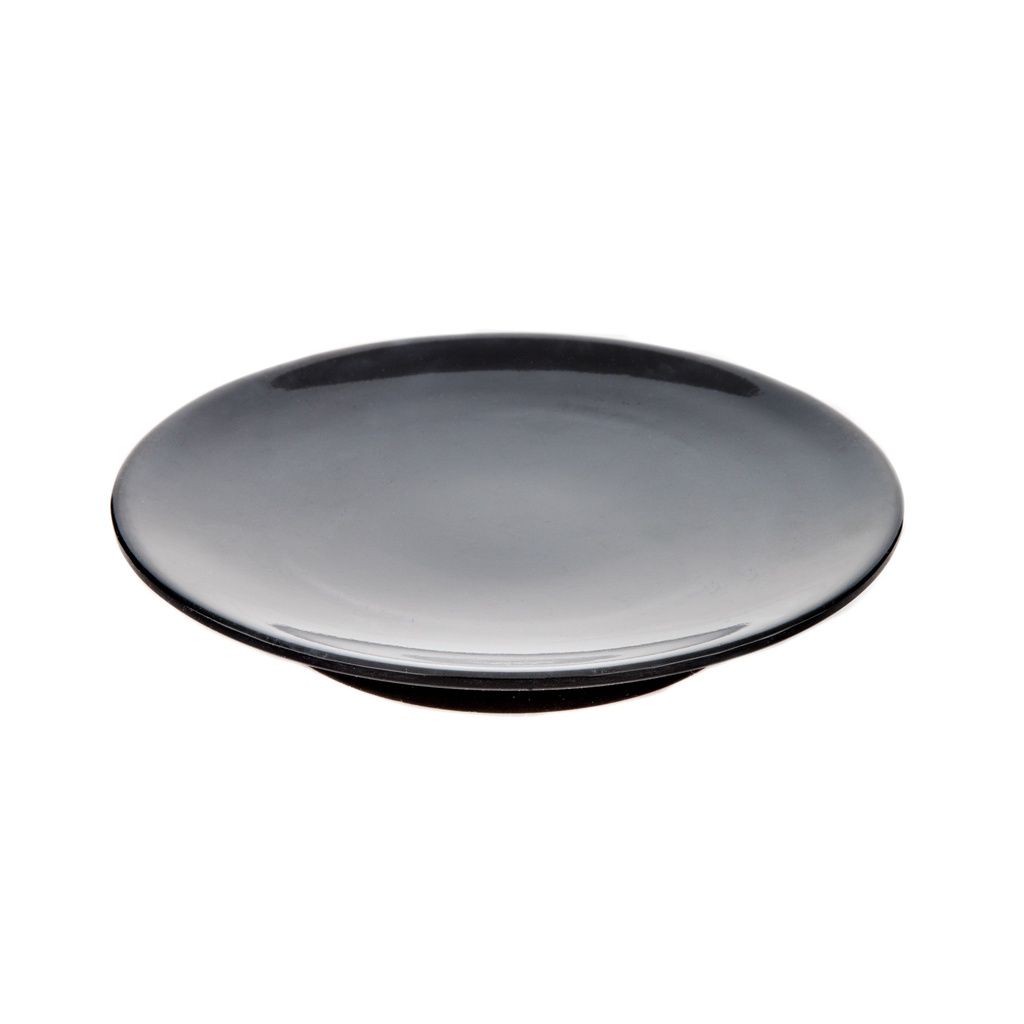 Black Round Sushi Plate 6.25" (Zen Black)
