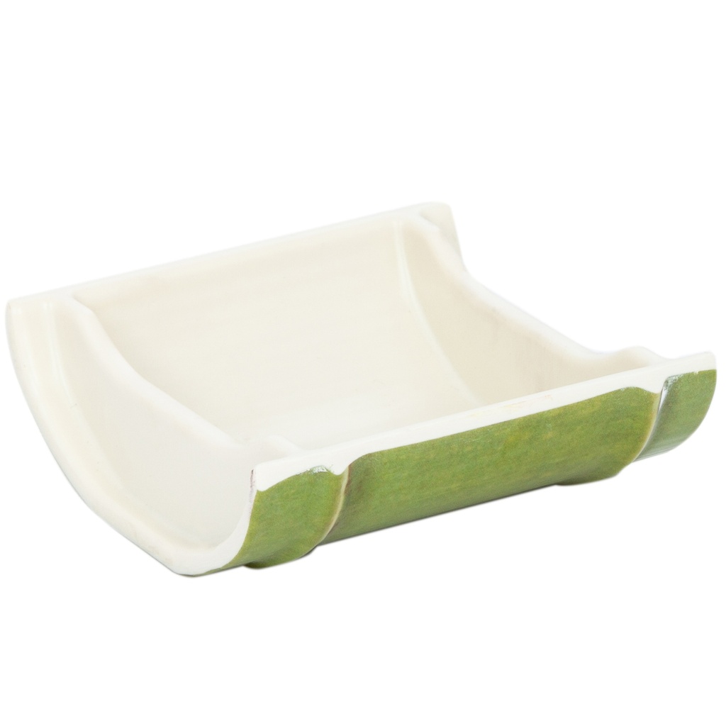 メラミン竹半割皿  4"