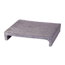 จานแผ่นหินยกฐานต่ำ