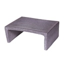 จานแผ่นหินยกฐานสูง