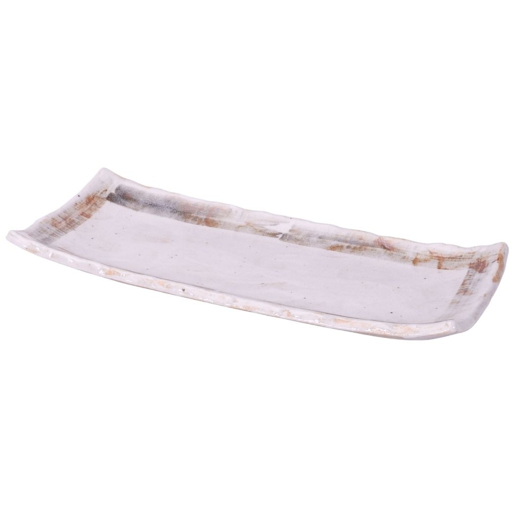 綿ぼうしサンマ皿 11.25"