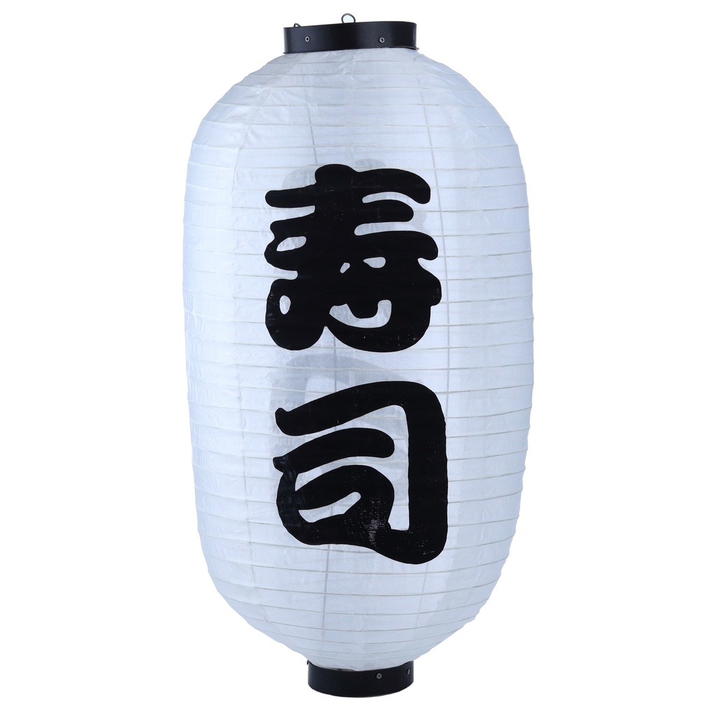 โคมไฟสีขาว 12นิ้ว"ซูชิ"(แบบบาง)