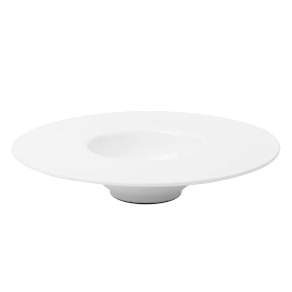 จานพอร์ซเลนขอบกว้าง 10 นิ้ว