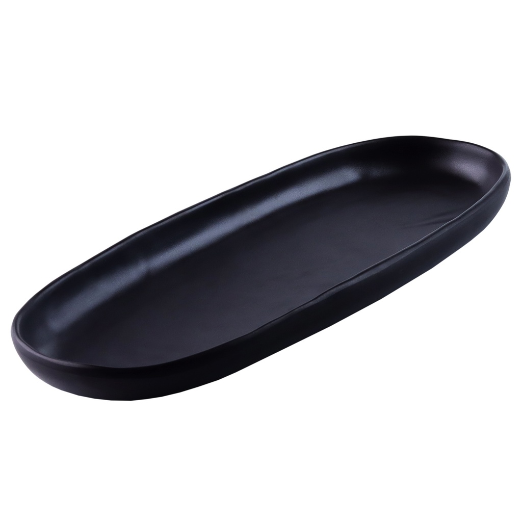 จานวงรีหัวมน Brown Series 12.5 นิ้ว