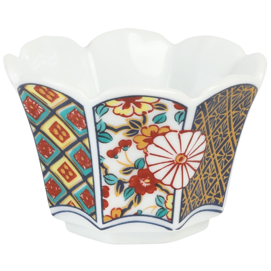 ถ้วยกลีบดอกไม้ลายแปดหน้า 2.5 นิ้ว