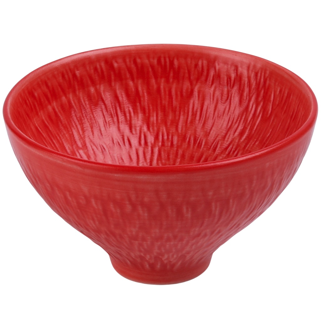ถ้วยกลมอาเมะสีแดง 3.25 นิ้ว