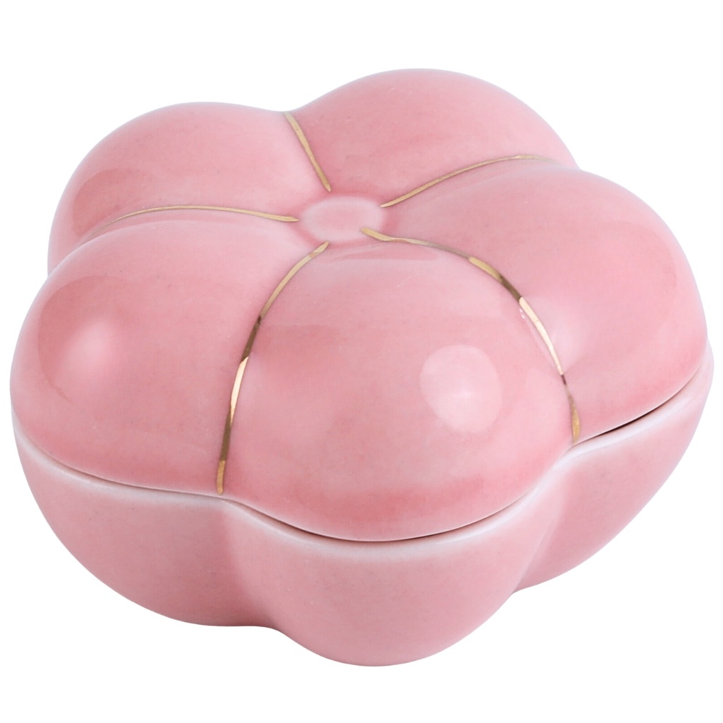 ถ้วยดอกซากุระสีชมพูพร้อมฝา 2 นิ้ว