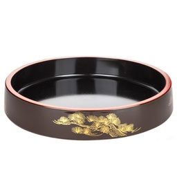 [BKL0003] 富士型桶 (溜パール松) 12"