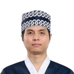 [CLH0044] Japanese Chef Hat with Mesh (Navy)