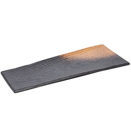 [CRM0391] ボルカノ 木型焼物皿 14"