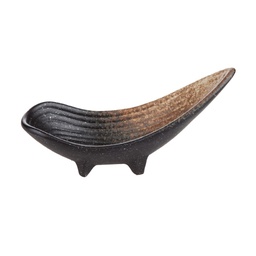 [CRM0401] ボルカノ 舟型小付 7.5"