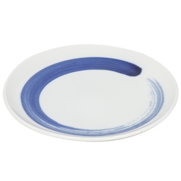 [CRM0474] Round Plate 6" (Aomaru)