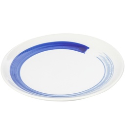 [CRM0532] จานกลมอาโอมารุ 9 นิ้ว