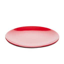 [MLM0024] メラミン取皿 朱天黒 5.5” 