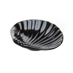 [MLM0027] Shell Shaped Plate 6" (Black)