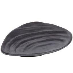 [MLM0148] Shell Shaped Plate 16 cm (Zen Black)