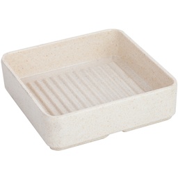 [MLM0159] Suki Stackable Tray 5.5" (Genmai)