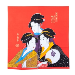 [RDC0014] 「着物妻」のれん 85 x 75 cm