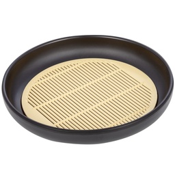 [SET0041] Reimen Plate 7.5" (Zen Black) With Mat 