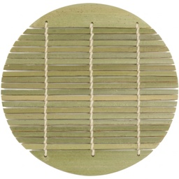 [WOD0029] Round Bamboo Soba Mat