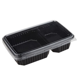 [DPP0098] ชุดกล่องอาหาร 2 ช่อง (50ชุด)