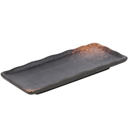 [CRM0585] จานมินิมากิซูชิ  8.75 นิ้ว Volcano