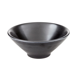 [MLM0186] ZEN SERIES 厚口茶碗 黒色 9"