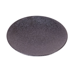 [CRJ0019] パールブラックプレート 17.5 cm