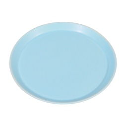 [CRJ0022] จานกลม Pearl Blue 17.5 ซม.