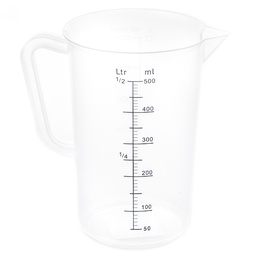 [KIT0085] Plastic measuring cup 500 ml
