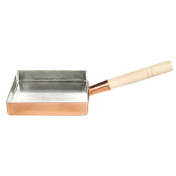 [KJP0009] Copper Tamagoyaki Square Pan 18x18 cm