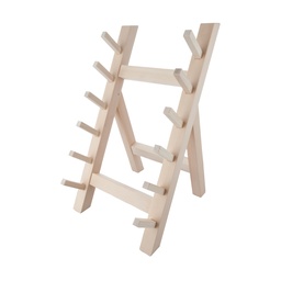 [KJP0193] Wooden Knife Stand for 6 Pieces