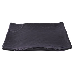 [MLM0196] 石目四角皿 11" (黒)