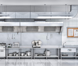 [KAS0003] เดินท่อดูดควันสังกะสี 300-500x300-500 มม. ไม่เกิน 20 เมตร