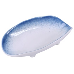 [CRM0775] ชามวงรีลายเมฆ 10 นิ้ว