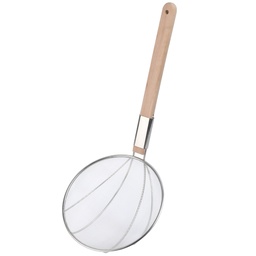 [KST0538] Fine Mesh Skimmer with a Wooden Handle 24 cm