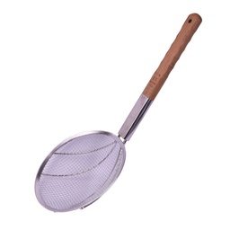 [KST0539] Coarse Mesh Skimmer with a Wooden Handle 24 cm