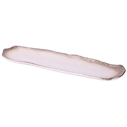 [CRJ0104] Fuchi Sabi Kohiki Kushi-me Long Plate 12.5"