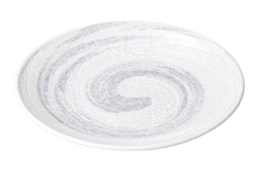 [CRJ0245] 丸皿 10" (粉引やまなみ) (Discontinued)