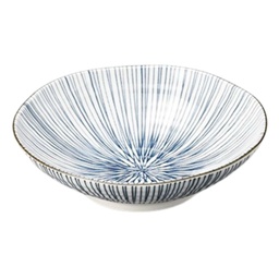 [CRJ0111] Blue Line Sashimi Bowl 6.5" (Discontinued)