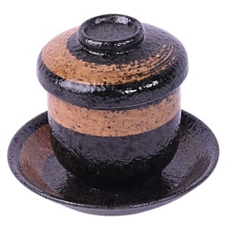 [CRM0835] ชุดถ้วยไข่ตุ๋นคุโระมารุ 120 มล.