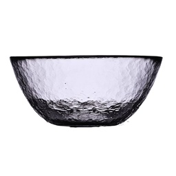 [GLS0120] Hammered Glass Bowl 12.5 cm