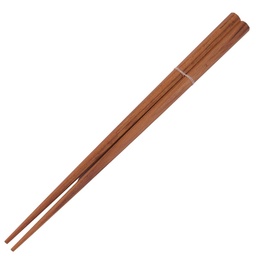 [WOD0102] ตะเกียบไม้สักแปดเหลี่ยม 23 ซม.