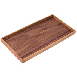 [WOD0119] ウッドトレイ 25x13 cm (チーク)