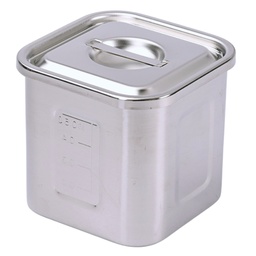 [KJP0916] Stainless Steel Square Pot with Scale  9 cm 700 ml