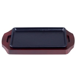 [KJP0931] TOKIWA Cast Iron Rectangle Steak Plate 18 cm