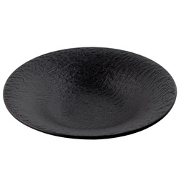 [CRM0935] Shallow Plate 11" (Black Stone)