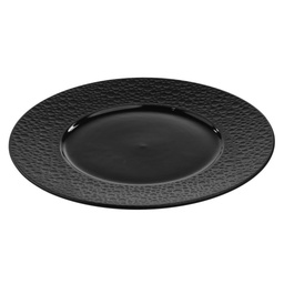 [CRM0940] Fine Dining Plate 11" (Black Meteorite)