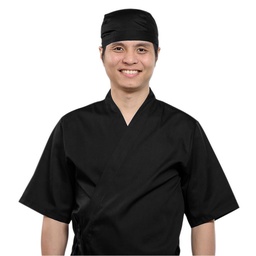 [CLH0133] เสื้อ Pro Chef ญี่ปุ่นสีดำ XXXL